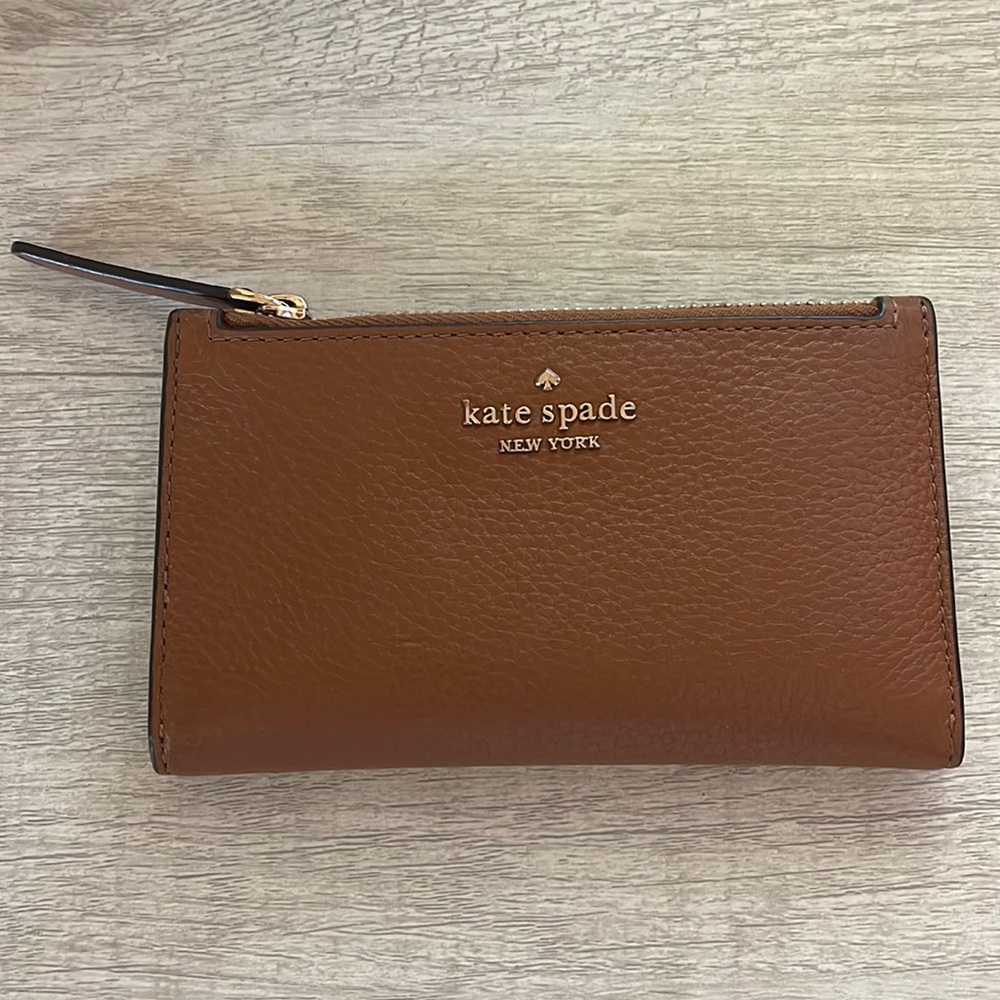 Leather Kate Spade Jackson Small Slim Bifold Wallet